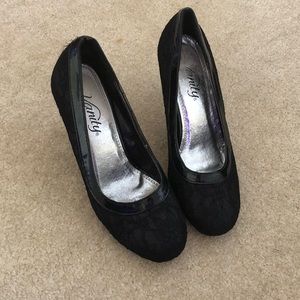 Black Lace heels